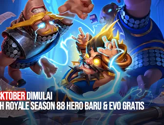 Clash Royale Shocktober Datang: Hero Electro Wizard Berbayar, Evo Electro Giant Gratis