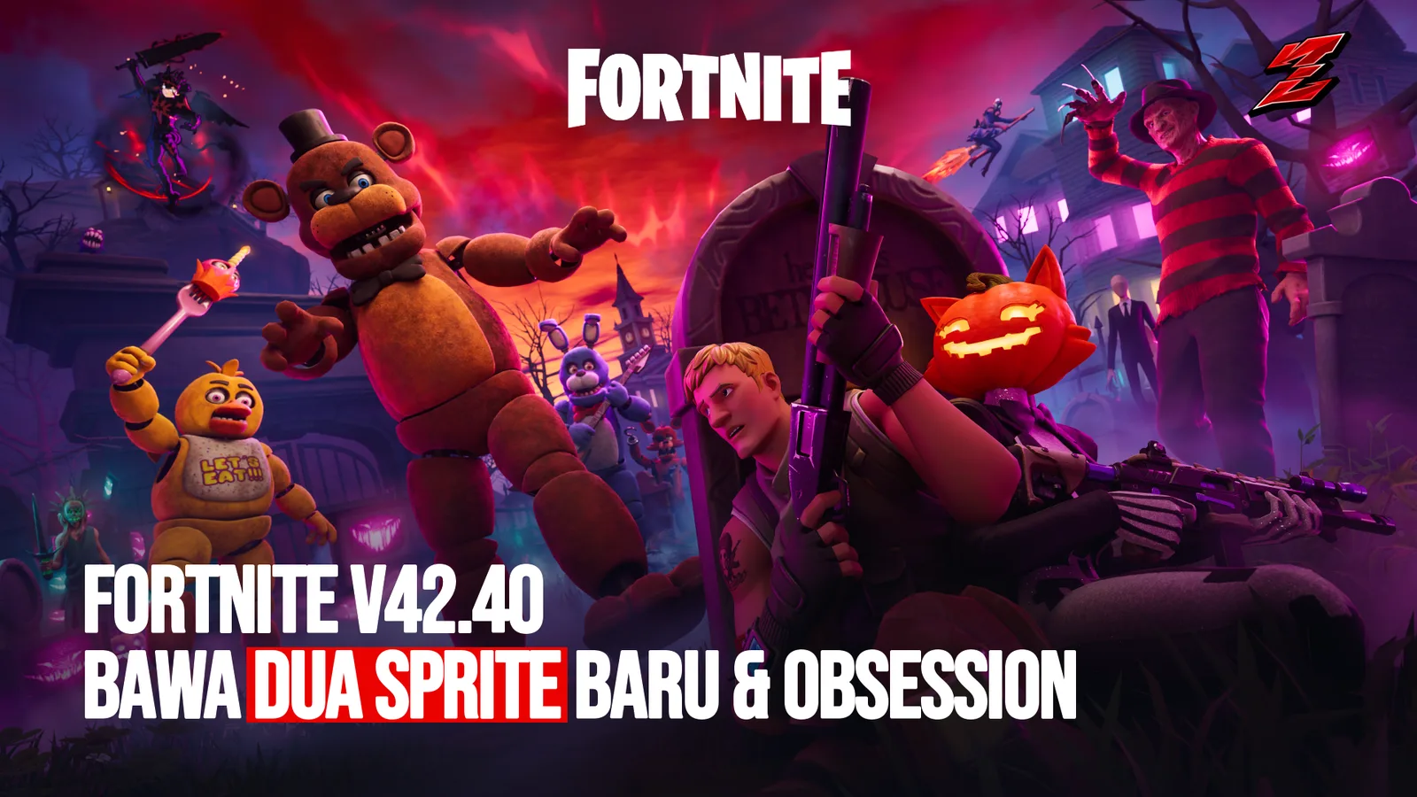 Fortnite v42.40 Rilis 15 Oktober: Sprite Baru, Kolaborasi Obsession, dan Apa yang Masih Rumor
