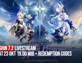 Livestream Genshin 7.2 Tayang Jumat Malam: Jam Berapa, Ada Codes Apa, dan 4 Hal yang Perlu Kamu Siapin