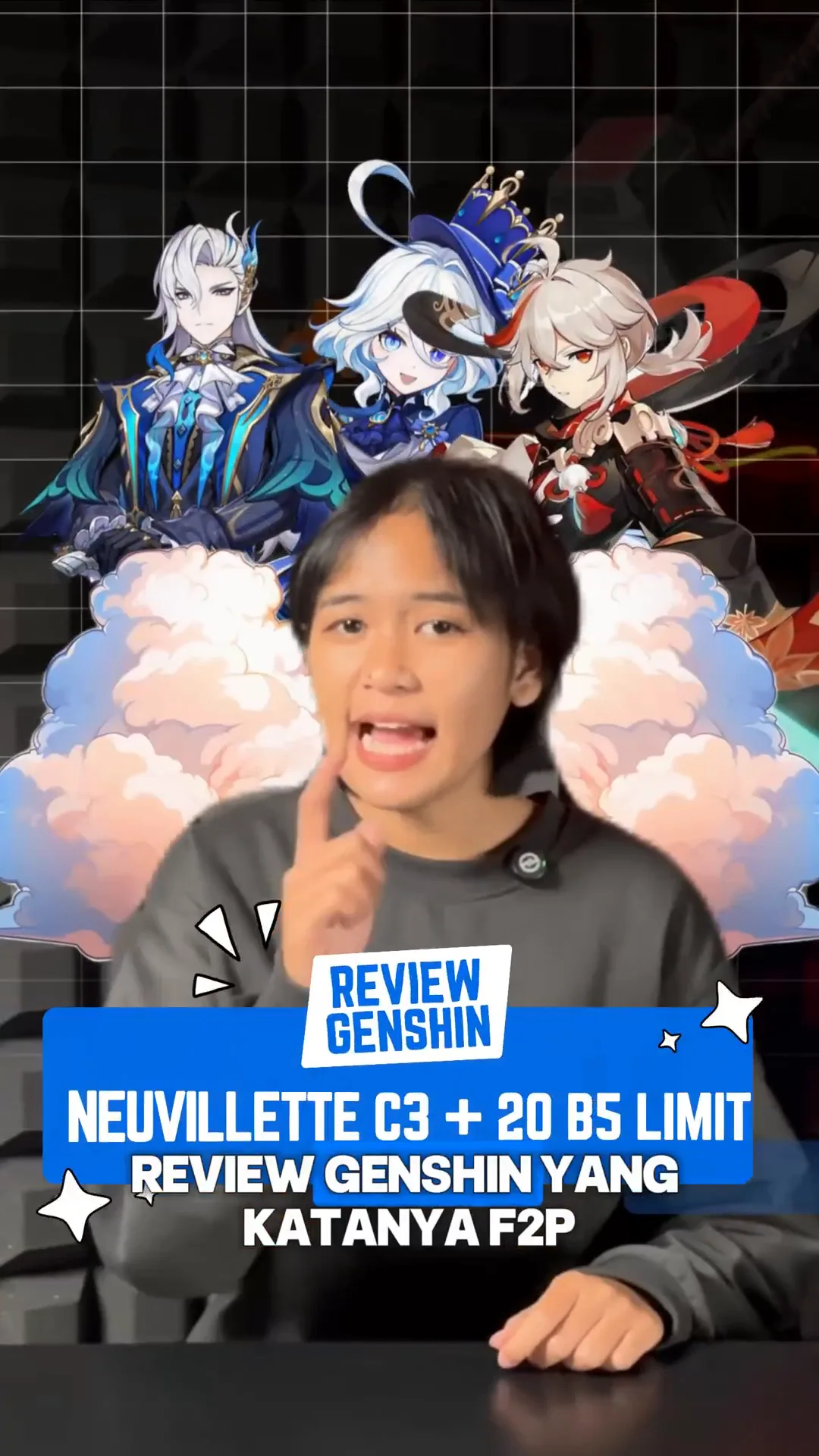 # Katanya F2P, Tapi Neuvillette-nya C3? Review Akun Genshin AR Mentok