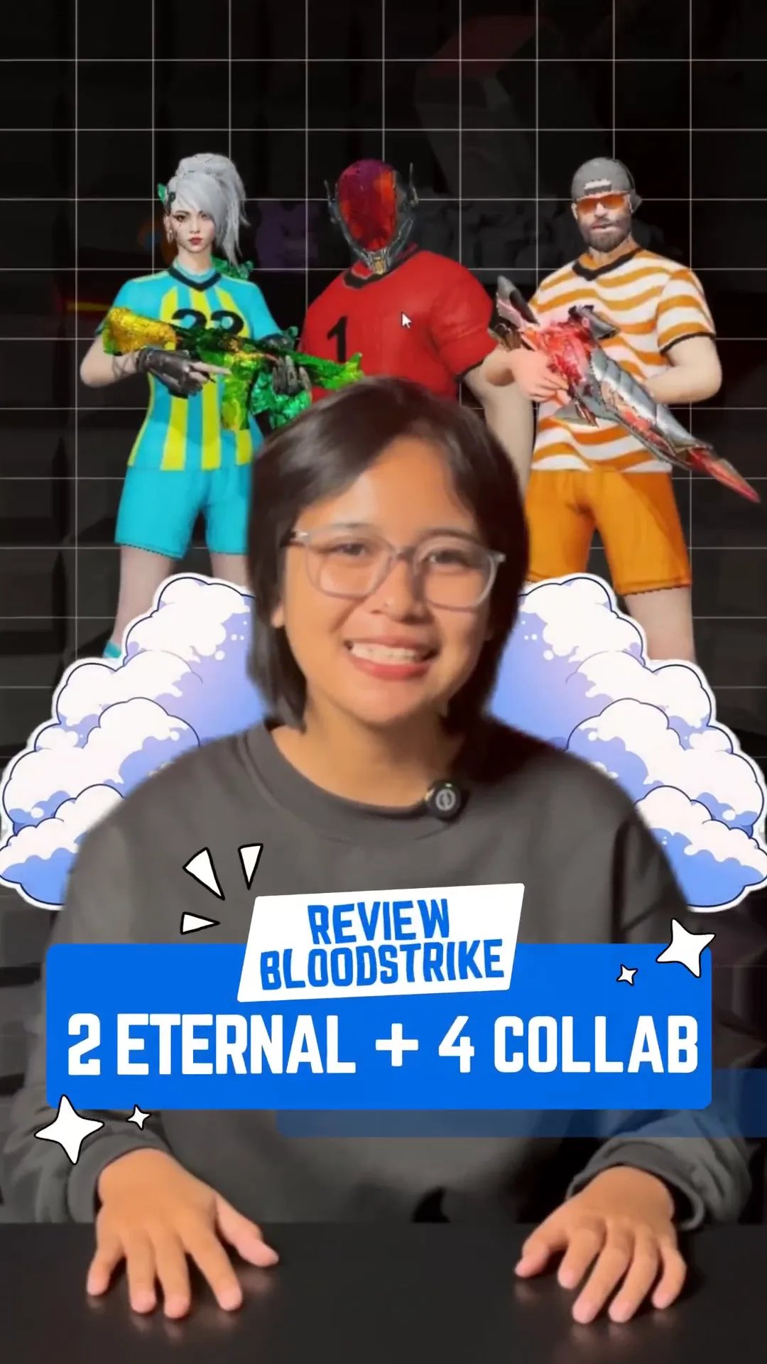 Nicknamenya Bikin Salfok! Review Akun Blood Strike 2 Eternal + 4 Skin Collab