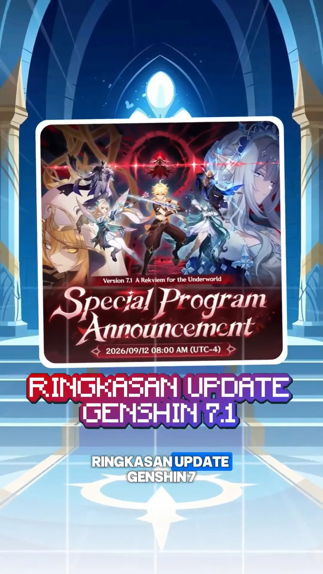 Ringkasan Update Genshin 7.1! Ada 2 Karakter B5 Gratis + 1600 Primogem