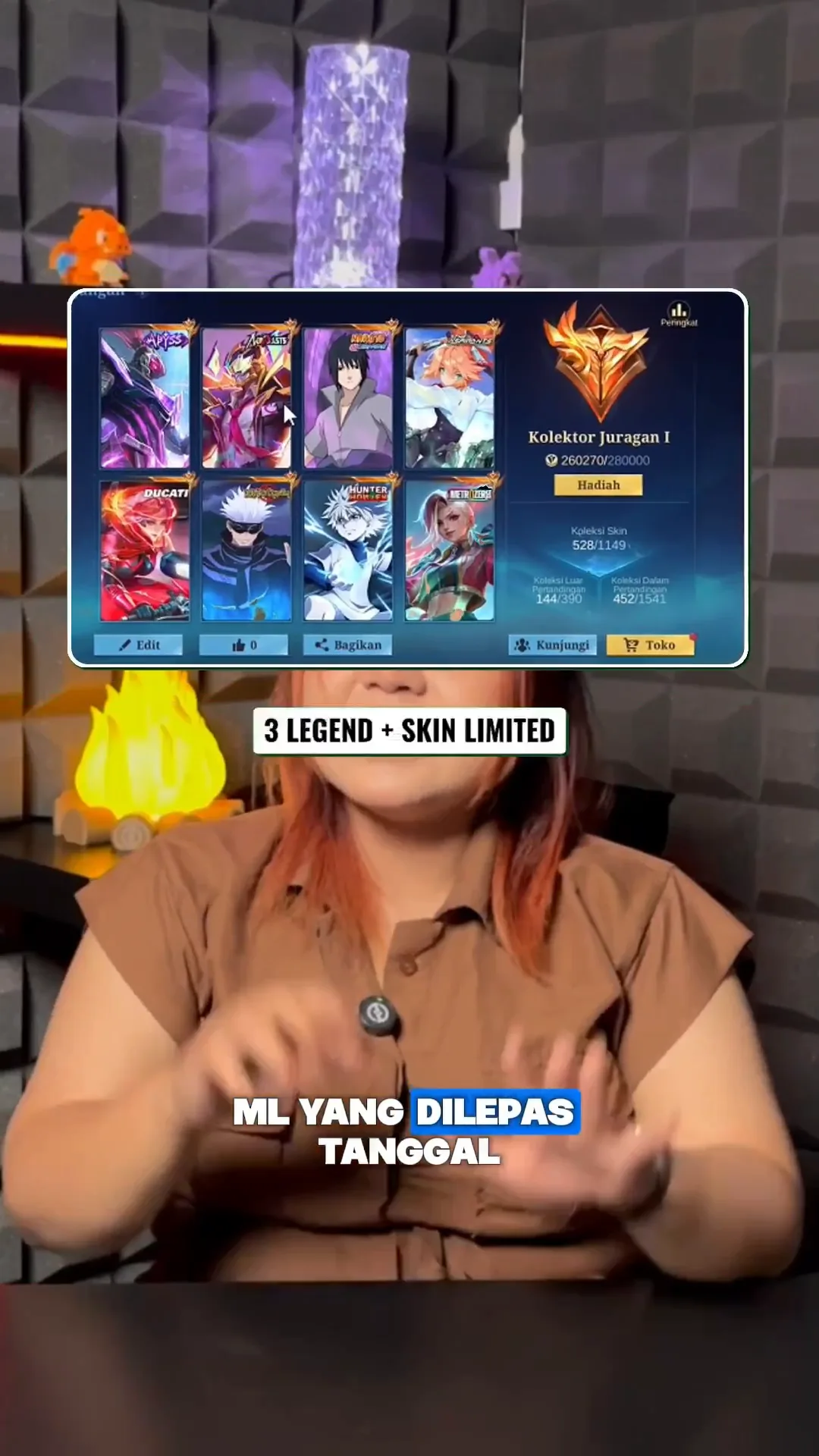 Review Akun MLBB Spek Sultan: 3 Legend & Ratusan Skin Limited Siap Lepas!