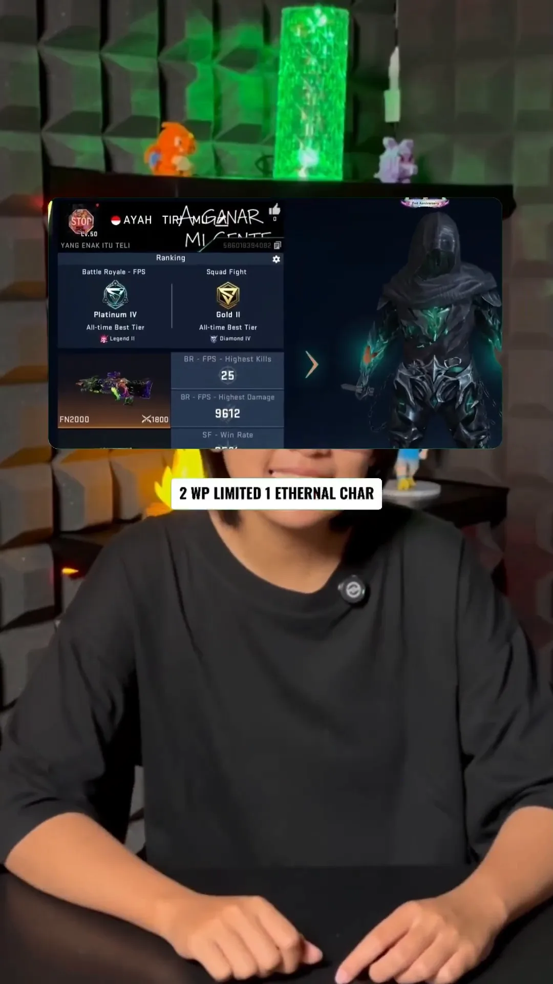 Ultra Void Cloack yang Keren Banget! Review Akun BDS 2 Skin Limited