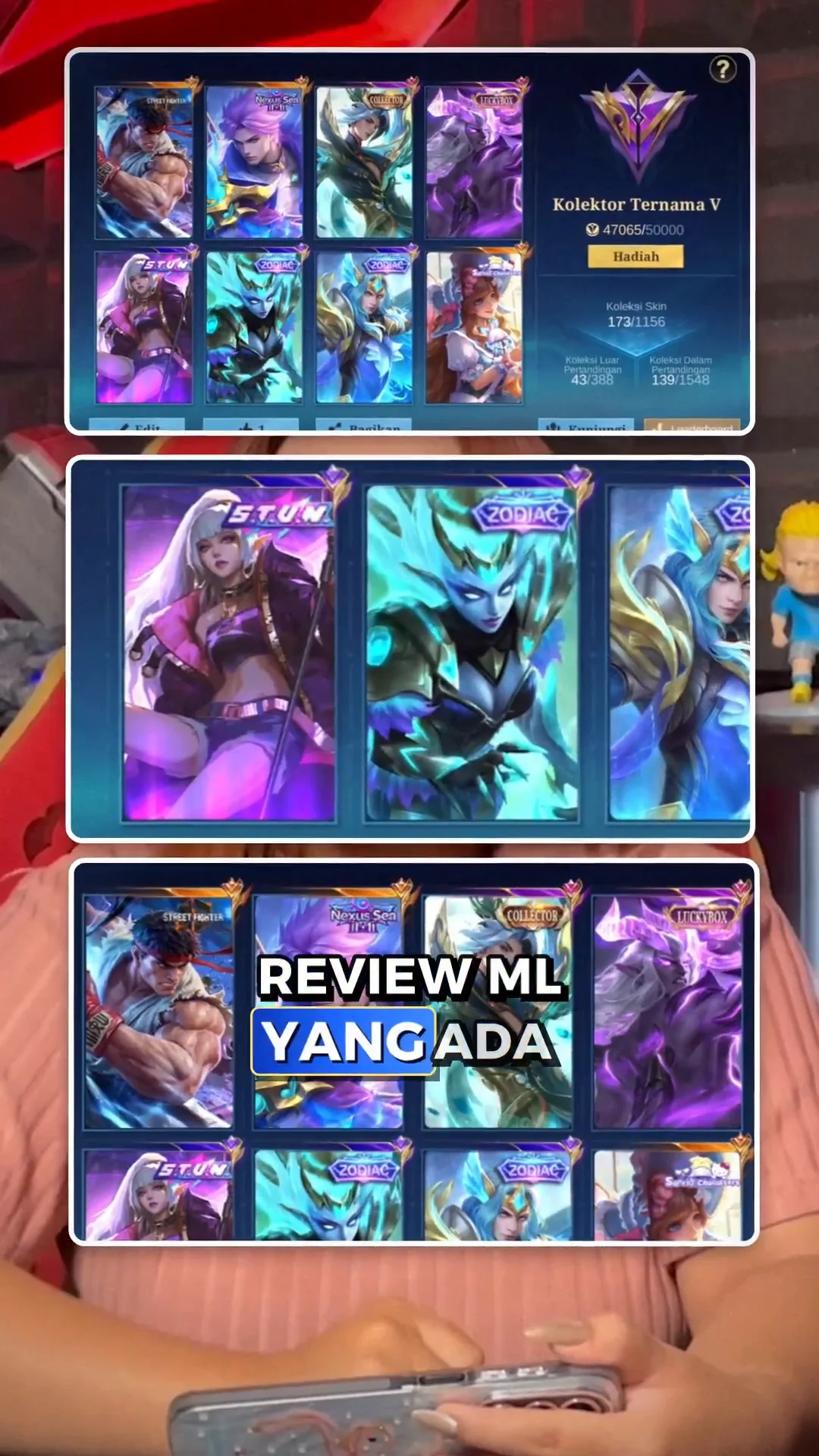 MLBB Selena Stun Dilepas di Zone! Plus Paquito Street Fighter & High Rank Immortal 123