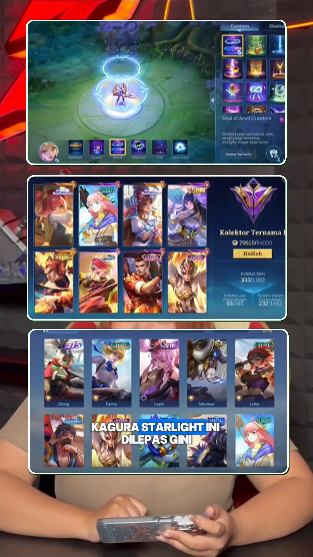 MLBB Kagura Starlight Dilepas di Zone! Total 333 Skin & 138 Hero