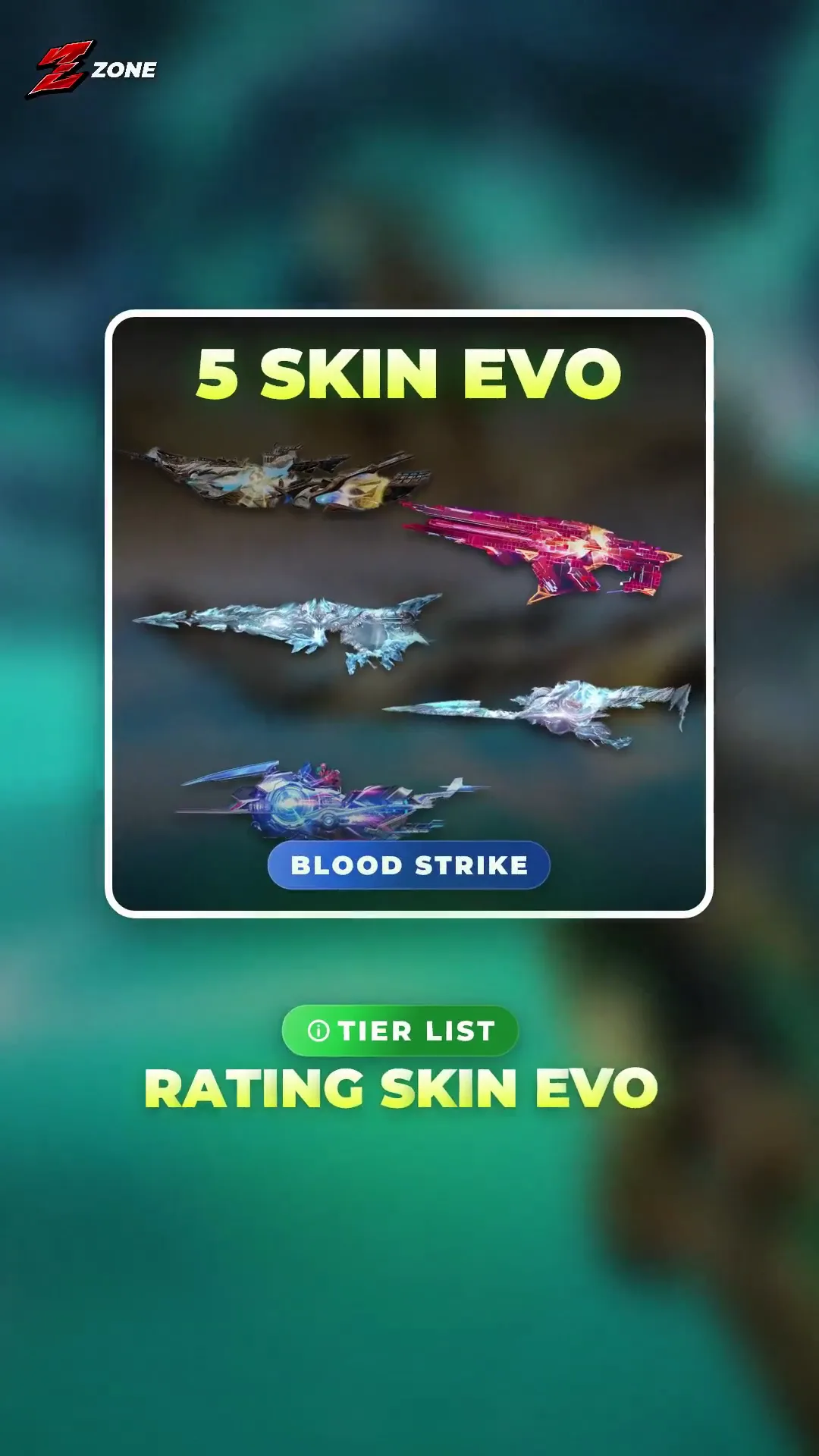 Rating Skin EVO di Blood Strike! Polarity Tier S, Penetrator Cuma C