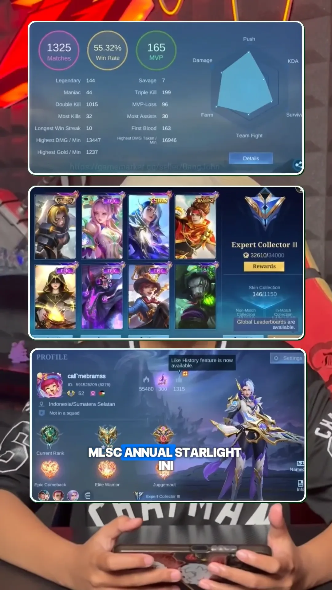 MLBB Lesley Anniversary + Natalia Collector Dilepas 65 Ribu! Emblem All Max
