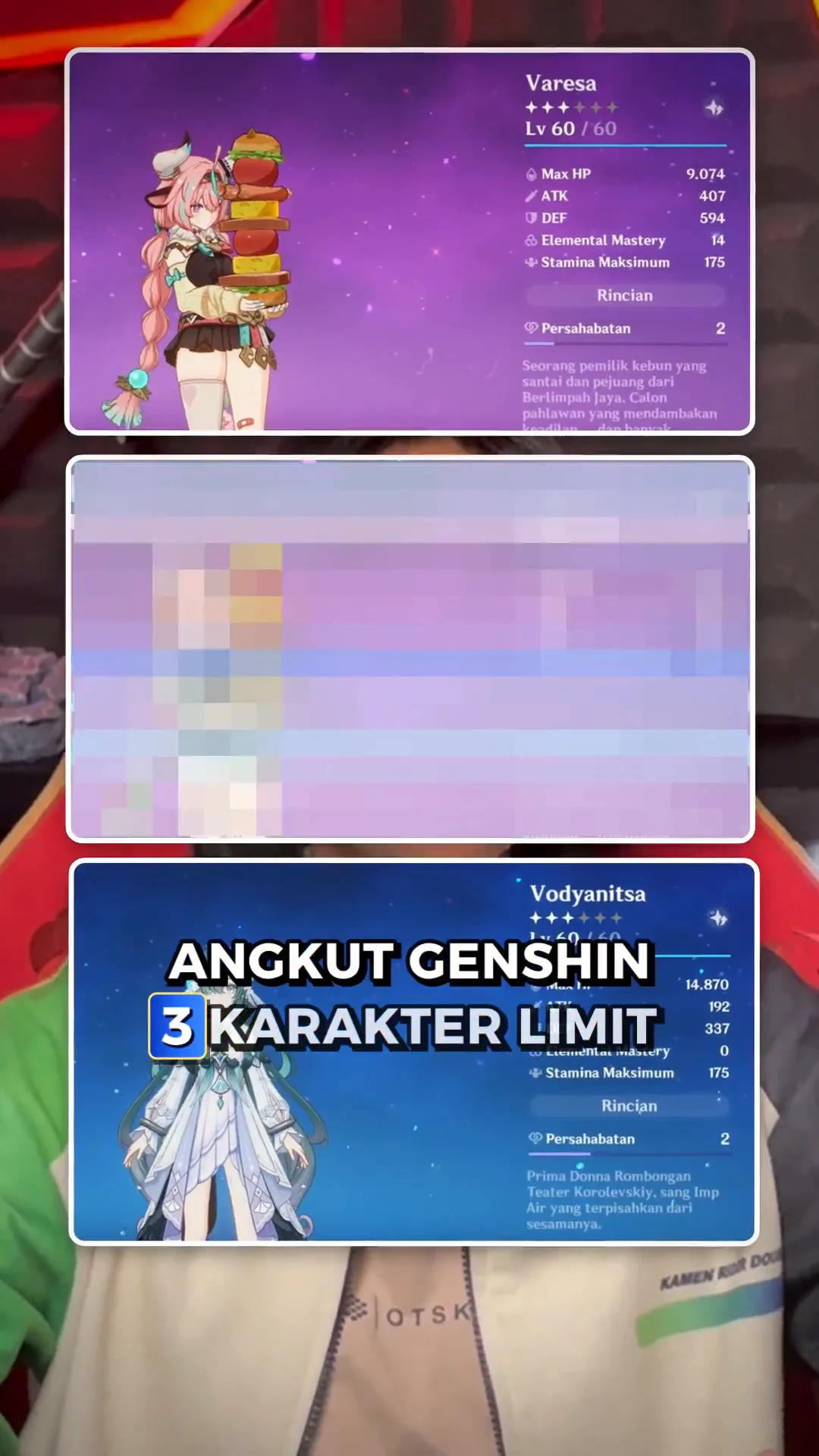 Genshin 3 Char Limited AR 34 Dilepas di Zone! Ladangnya Masih Luas Banget