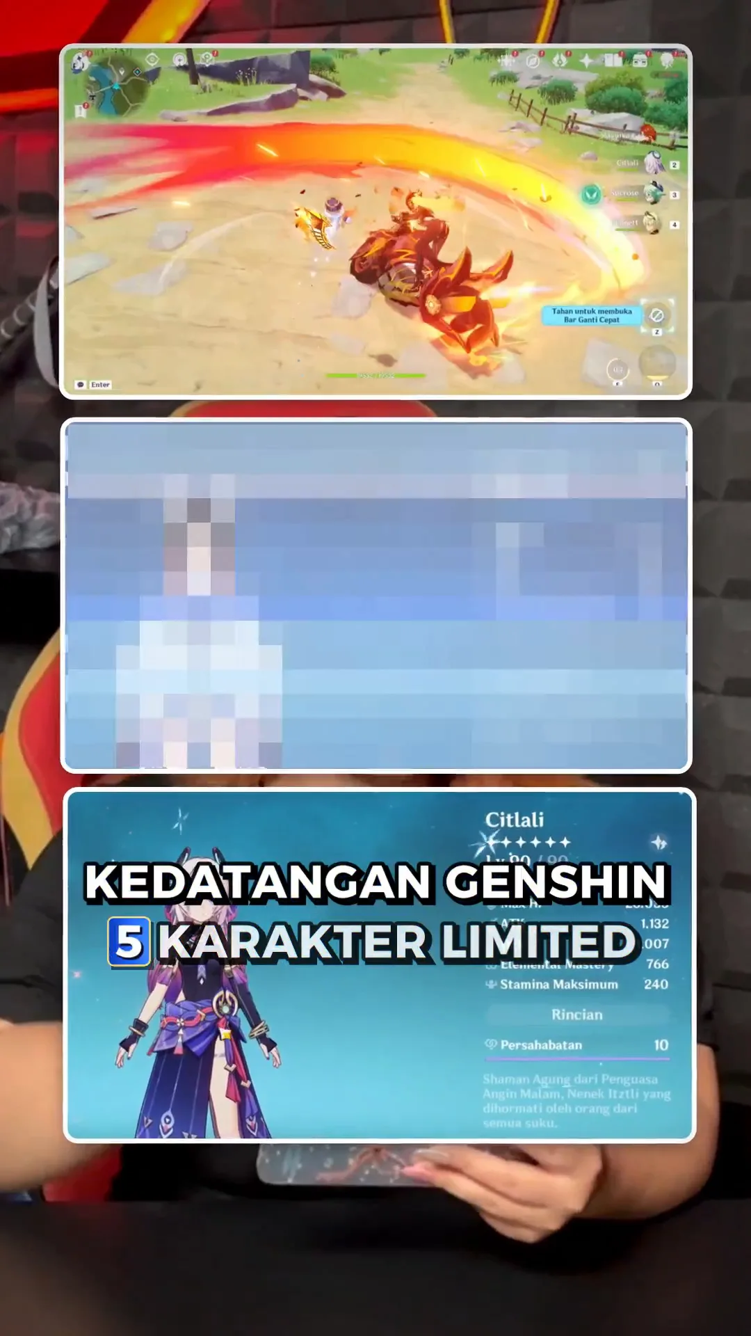 Genshin 5 Char Limited Dilepas di Zone! Ada Neuvillette, Mavuika & Columbina