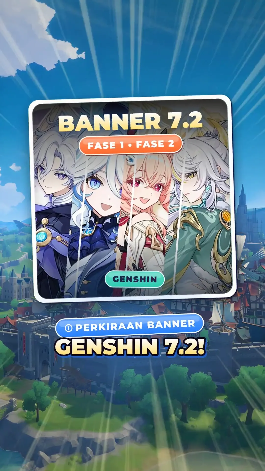 Perkiraan Banner Genshin 7.2 — Ada Mythia, Furina Rerun, Linea, dan Zibai