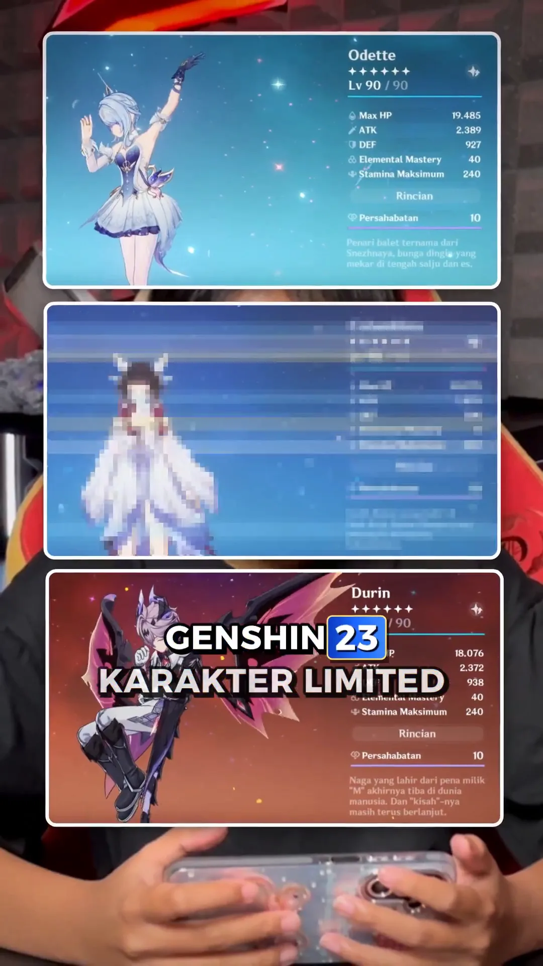 Genshin 23 Char Limited Dilepas 1,2 Juta! AR Max + 14 Senjata Bintang 5