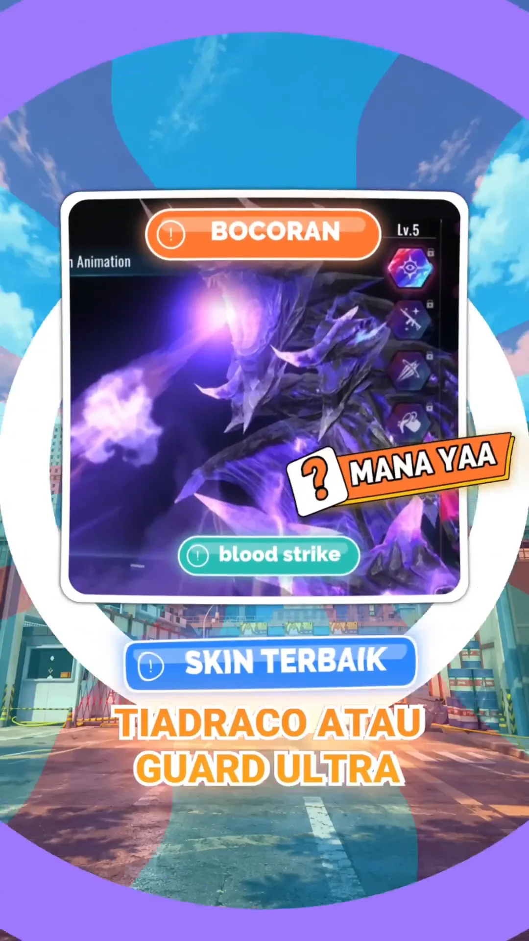 Mending Skin Tiadraco atau Guard? Adu Dua Skin Senjata Blood Strike